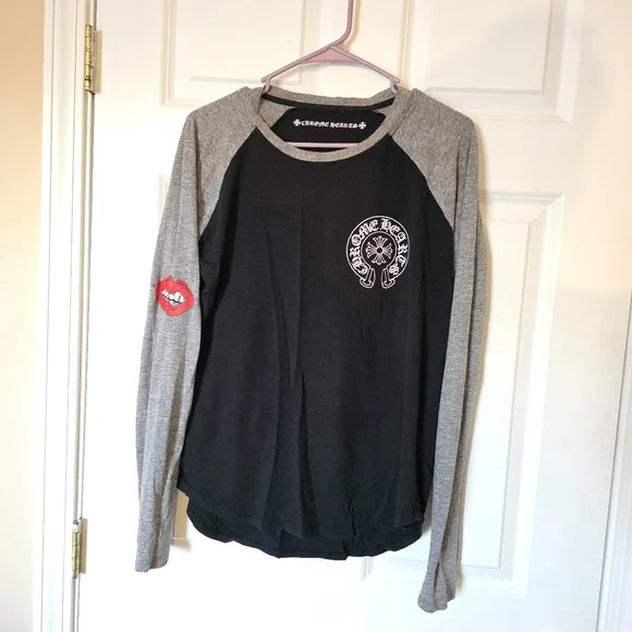 Chrome Hearts Black and Gray Long Sleeve Shirt - Picture 2 of 9